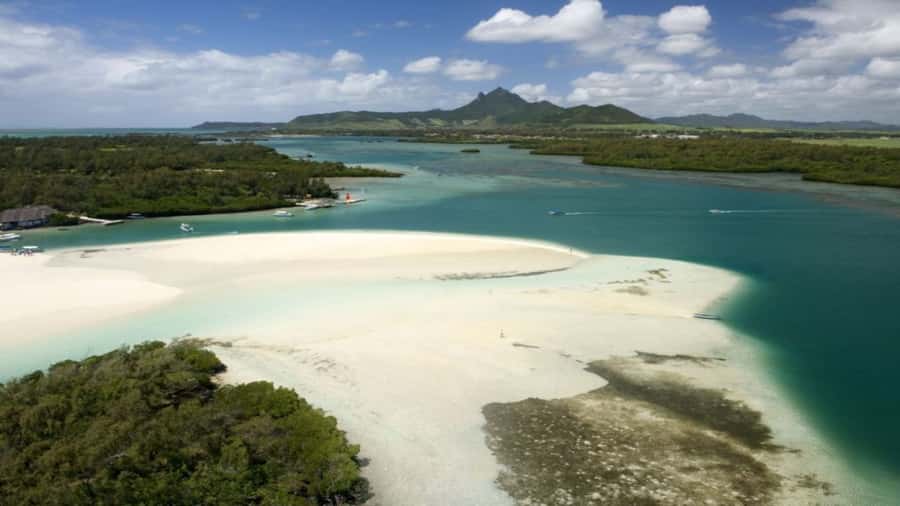 Mauritius: Ile aux Cerf Catamaran w/Waterfall Visit & Lunch - Snorkeling in the clear lagoon