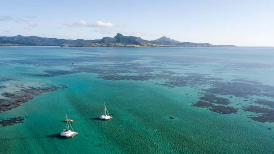 Mauritius: Ile aux Cerf Catamaran w/Waterfall Visit & Lunch - BBQ lunch, snacks, and drinks on board