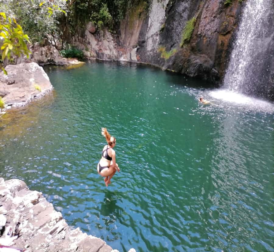 Mauritius: Tamarind Falls Guided Hike with Swim and Lunch - Reaching Tamarind Falls from Henrietta