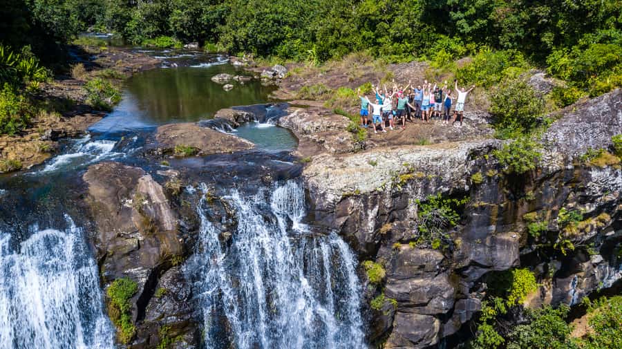 Mauritius: Tamarind Falls Highlights 3-Hour Hiking Trip - Volcanic rock, forest, and the first swimming pools