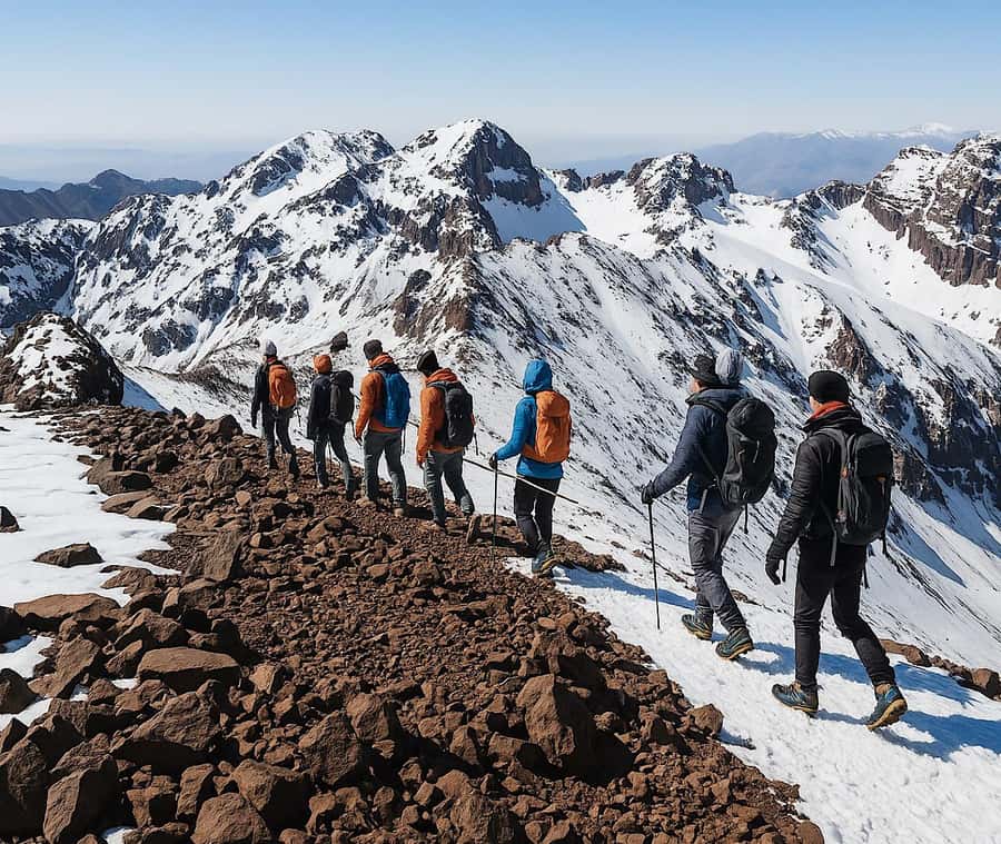 Mt Toubkal Ascent Express Trek 2 Days 1 Nights - From Marrakech to Imlil at 1,740 meters