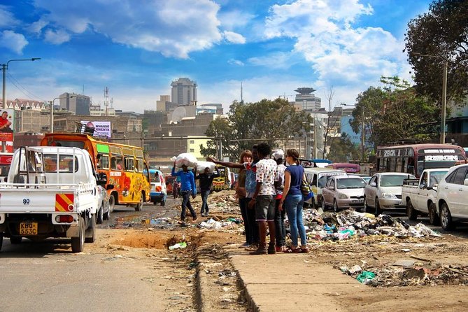 NAI NAMI: Nairobi Storytelling Tour with Street Children - Meeting at the Hilton and entering central Nairobi