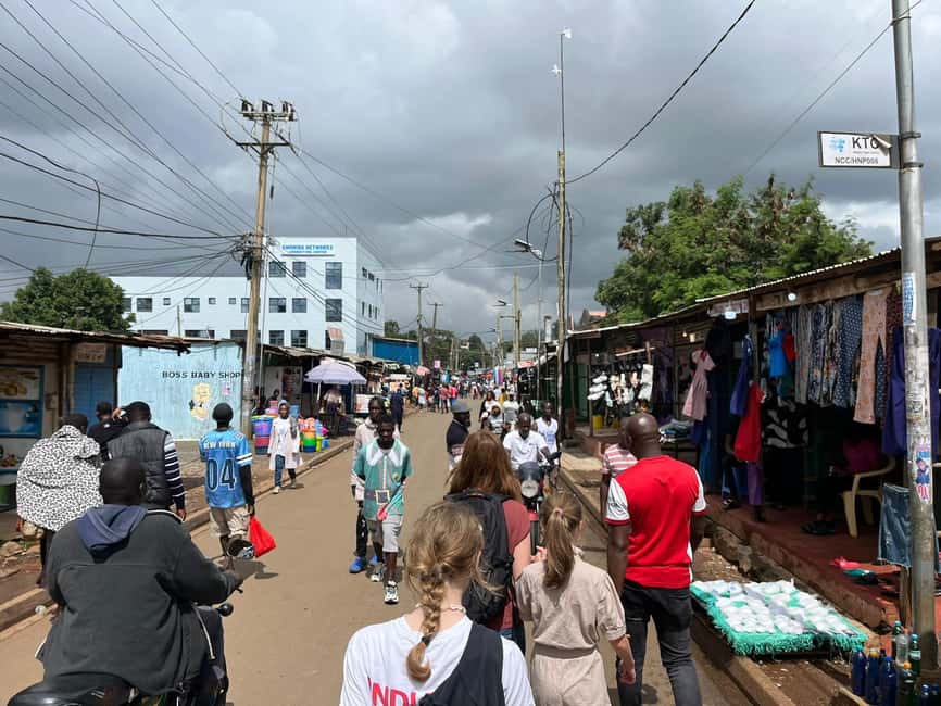 Nairobi: Kibera Slum Tour with Local Social Entrepreneurs - The Kibera viewpoint near the railway line