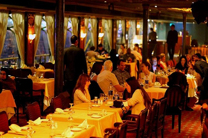 Nile Dinner Cruise in Cairo with Belly Dancing and Hotel Transfer - Two hours of cruising, dinner, and city lights