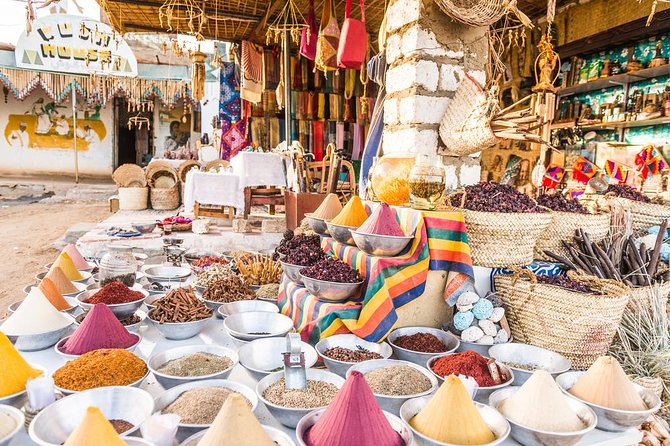 Nubian Village by Motorboat In Aswan - Walking through the colorful island village