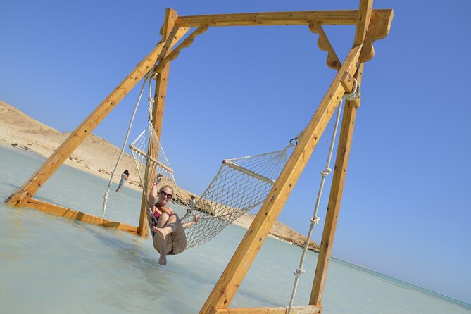 Orange Bay Island Snorkeling Trip With Water Sports - Hurghada - Banana boat and tow-tube rides bring the noise