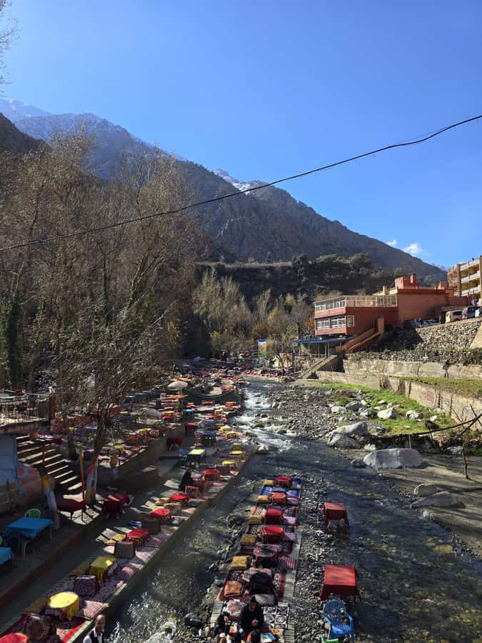 Ourika Valley Day Trip from Marrakech with Guide & Lunch - Lunch beside the Ourika River