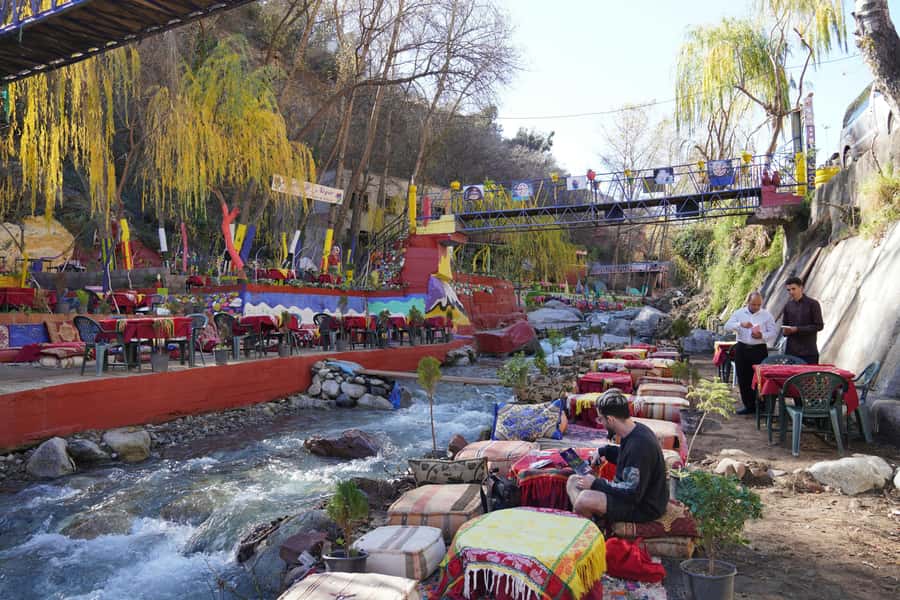 Ourika Valley Day Trip from Marrakech with Guide & Lunch - A Berber house, mint tea, and a mill powered by river water