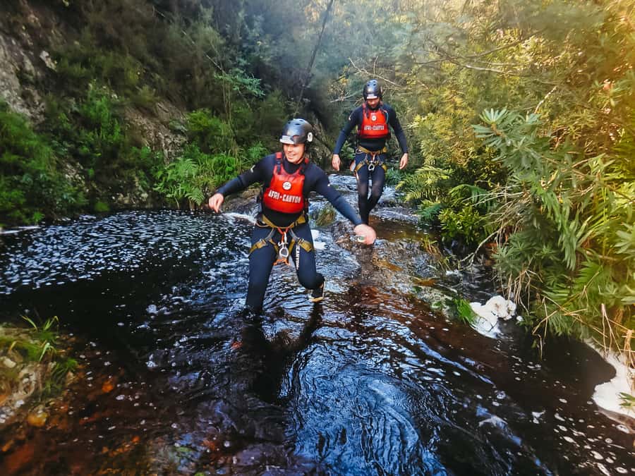 Plettenberg Bay: Canyoning Trip - Physical demands and cold water