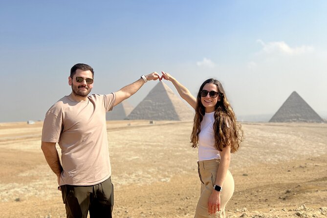 Private Day Pyramids and Grand Egyptian Museum with free camel - Two Cairo icons in one well-planned day