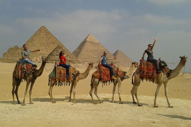 Private Tour To Giza Pyramids,Sphinx With Entry Inside The Great Pyramid - Stop one: the three pyramids of Giza