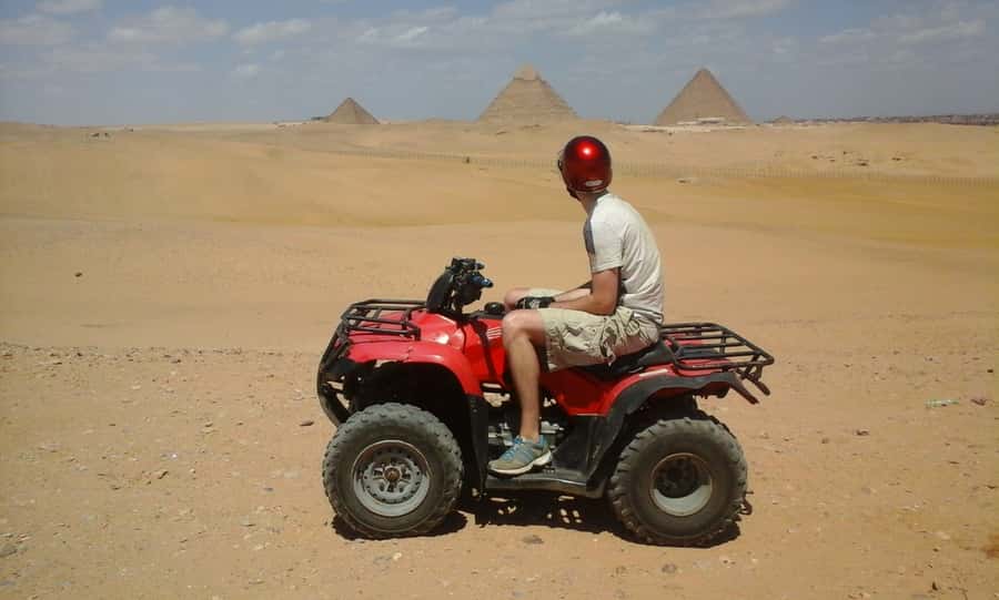 Pyramids of Giza: 1-Hour Quad Bike Desert Safari - Hotel pickup and the drive to the desert
