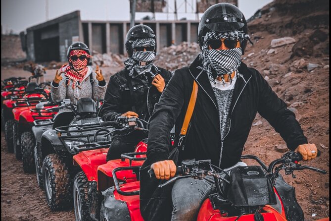Quad Bike ATV Tours in Desert of Giza Pyramids with Egyptian Tea - The second ride and the return journey