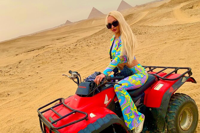 Quad Bike ATV Tours in Desert of Giza Pyramids with Egyptian Tea - Morning, afternoon, or sunset?