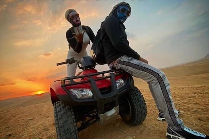 Quad Bike ATV Tours in Desert of Giza Pyramids with Egyptian Tea - What the ATV ride feels like