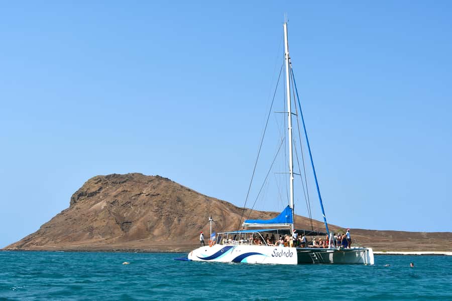 Sal: All-Inclusive Half-Day Lounge Catamaran Cruise - Lounge beds, cold drinks, and an easy start