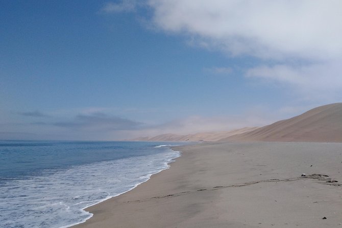 Sandwich Harbour 4x4 guided tours.Join us for an awe inspiring adventure. - The 4x4 ride is the main event