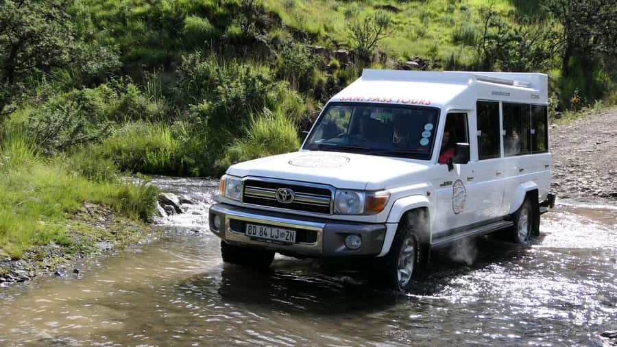 Sani Pass Day Tour from Underberg - Border control and entering Lesotho