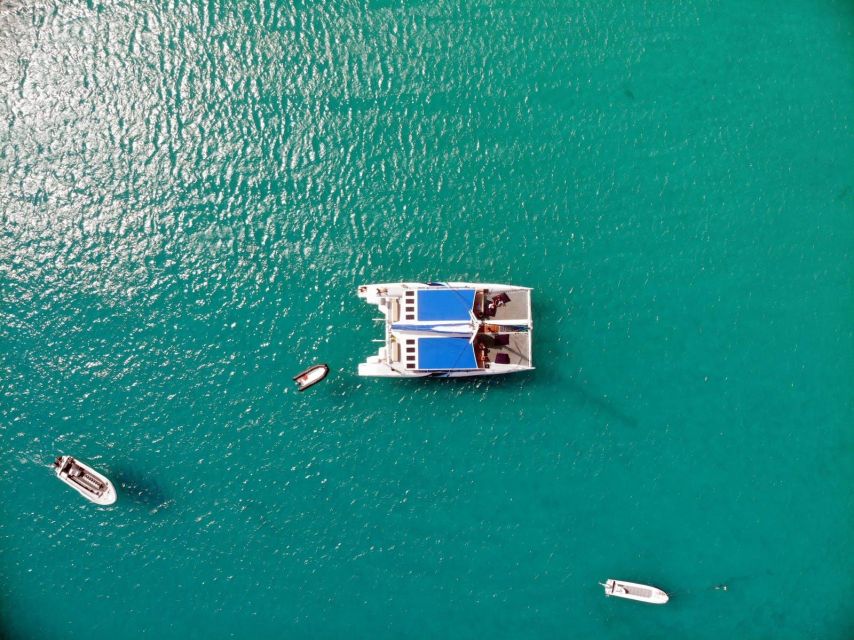 Santa Maria: Sal Island All-inclusive Adults-only Catamaran - The swim stop near Monte Leão