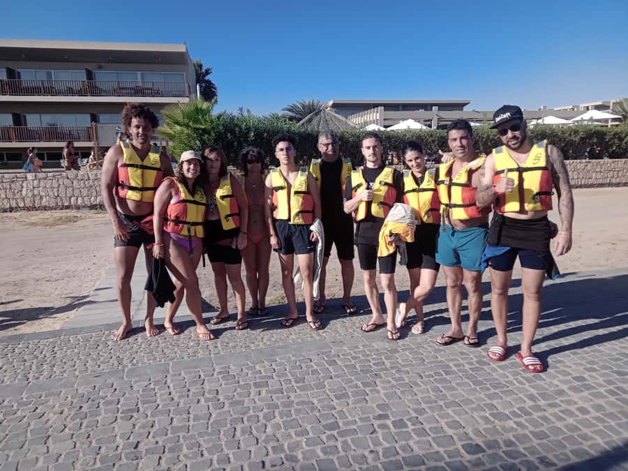Santa Maria: Snorkeling Boat Tour - The underwater Christ statue near Santa Maria