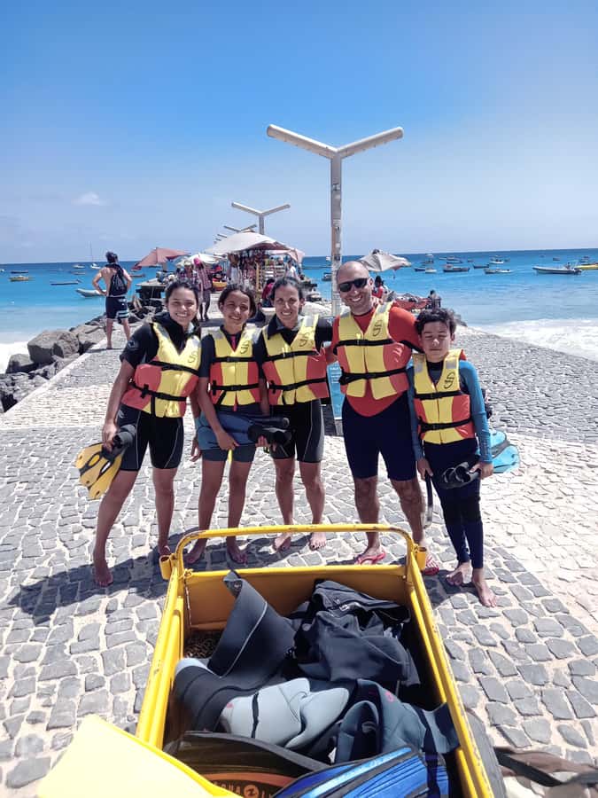 Santa Maria: Snorkeling Boat Tour - Leaving Santa Maria pier for the Caldeirinha wreck