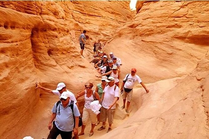 Sharm El-Sheikh: Jeep Adventure to Blue Hole, Canyon & Dahab - Camel riding beside the sea