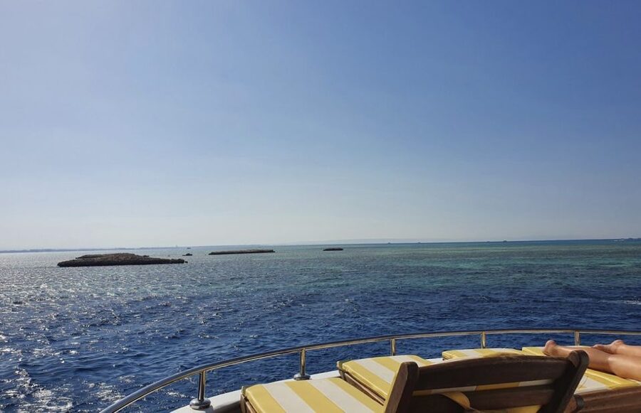 Sharm el-Sheikh: Premium Ras Mohammed & White Island Cruise - White Island, a short stop with big photo appeal