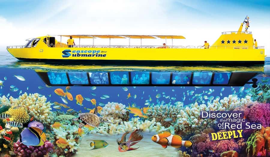 Sharm El-Sheikh: Seascope Submarine boat cruise with pickup - Key points at a glance