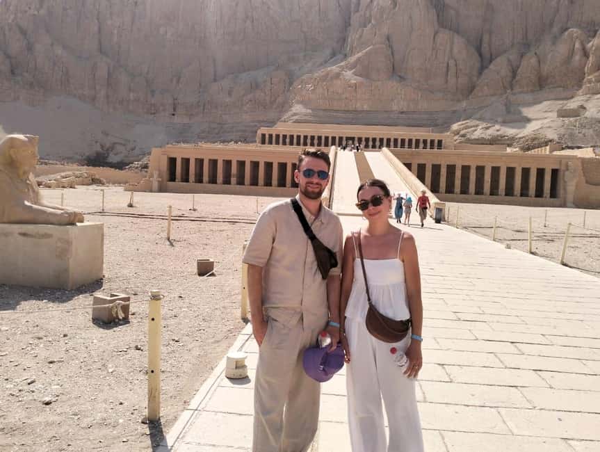 Sharm El Sheikh: Trip to Luxor & Tutankhamun Tomb by Plane - Crossing to the West Bank and the Colossi of Memnon