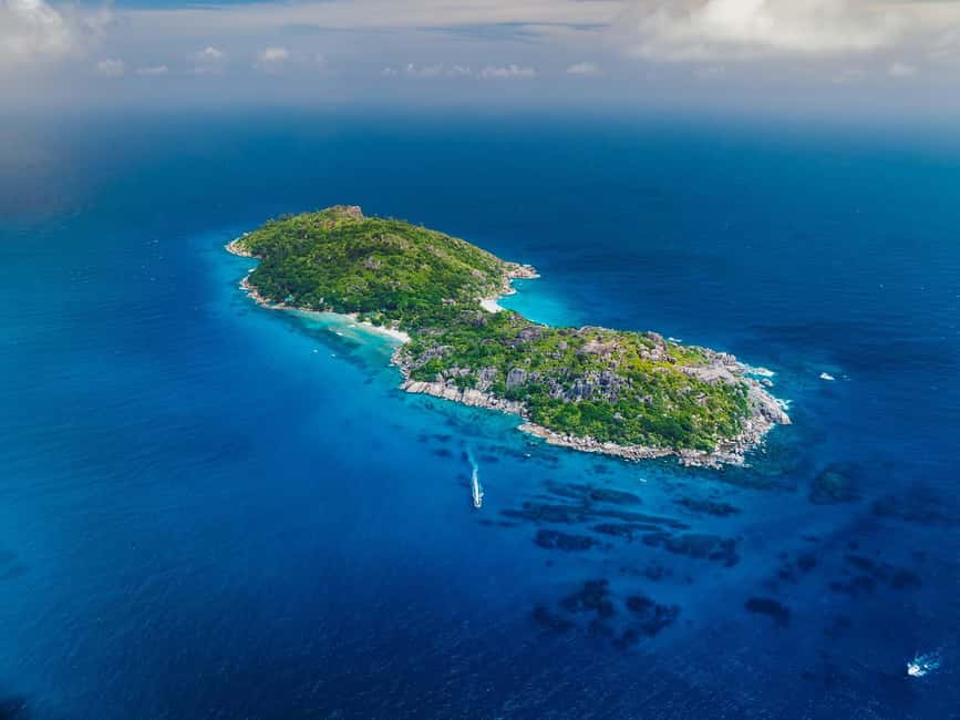 Sister, Coco, and Felicite Island: Seychelles Catamaran Tour - Sister Island, forest and a private beach