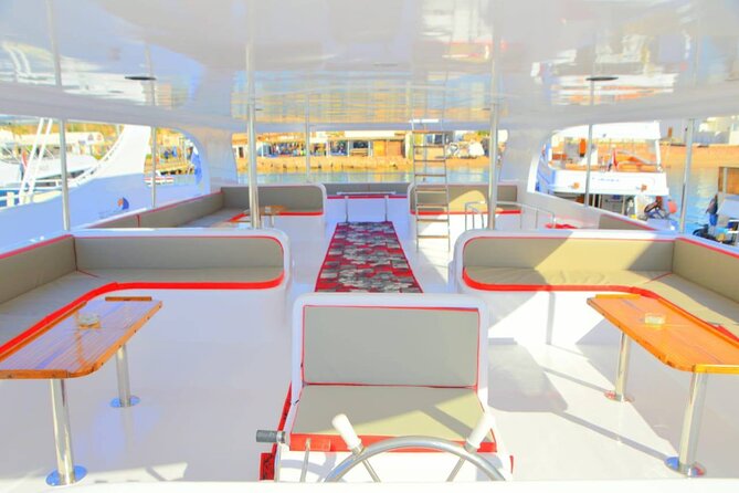 Snorkeling Day Trip To White Island And Ras Mohammed By VIP Boat - Boarding a comfortable boat with room to move