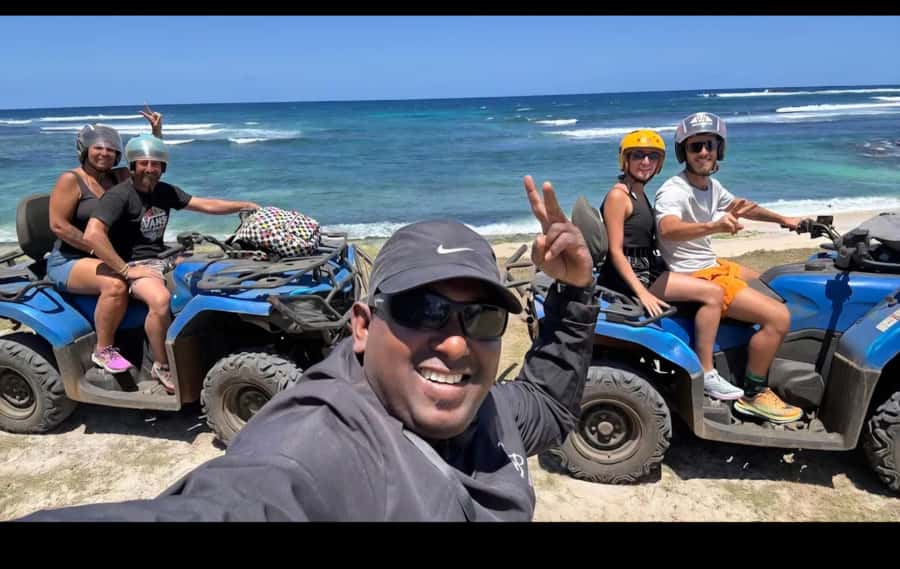 South of Mauritius: Quad Bike Tour - Royal Palm Forest and the forest stop