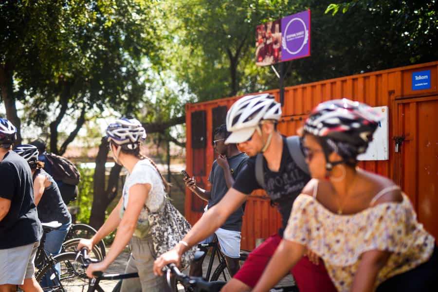 Soweto: Guided Bicycle Tour with Lunch - Orlando East, the stadium, and community life