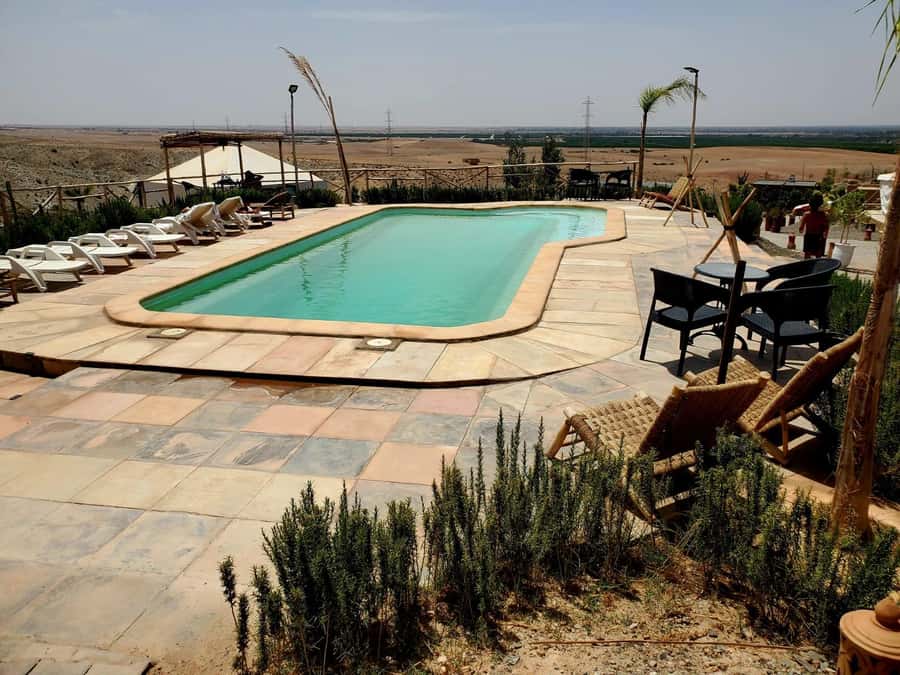 Sunset Camel Ride in Agafay Desert with dinner and pool - Meeting the camels and settling into the ride