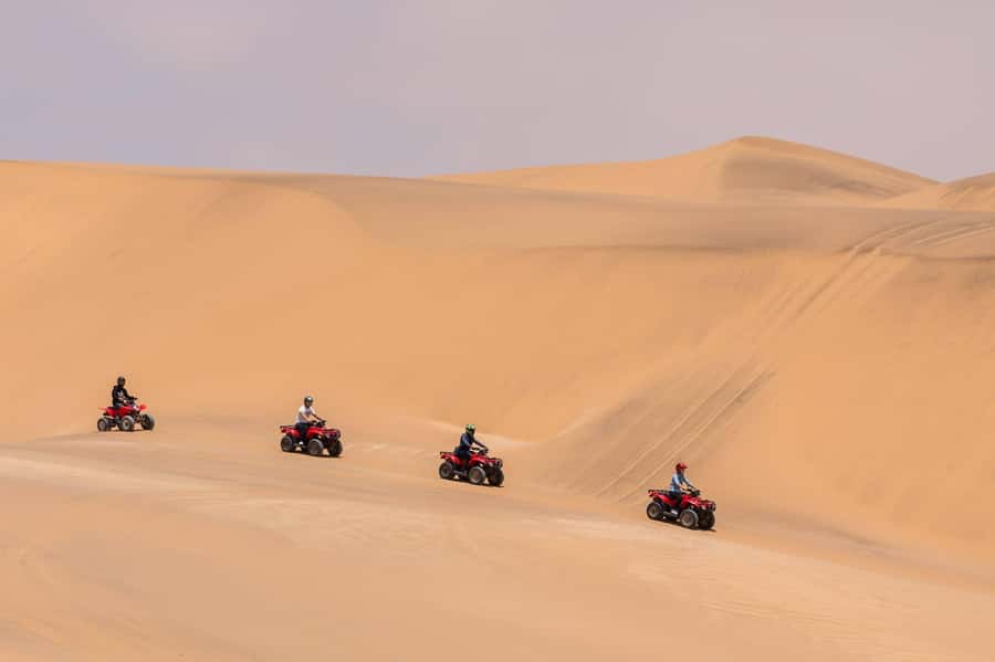 Swakopmund: Desert Dunes Quad Biking with Optional Sandboard - From Swakopmund’s river mouth to the first big dune