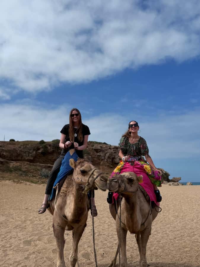 Tangier: Cap Spartel, Hercules Caves & Camel Riding - Achakkar Beach brings the memorable moment