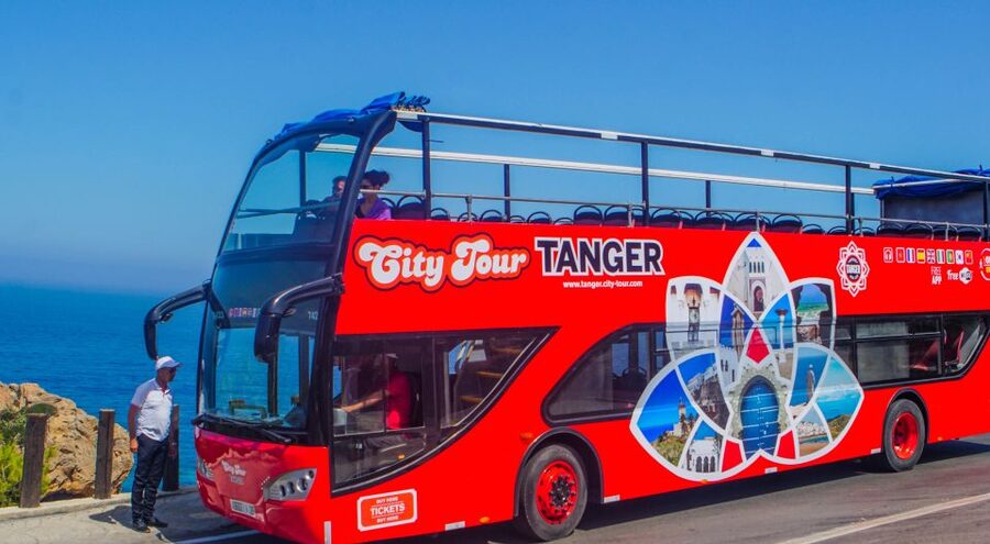 Tangier: Hop-On Hop-Off Sightseeing Bus - Riding the Tangier Ville route through the center