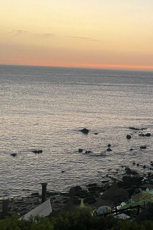 Tangier: Sunset, Tea, Sweets, Camel Ride, and Hercules Caves - Mint tea, date pastries, and Bouhindiya Cafe
