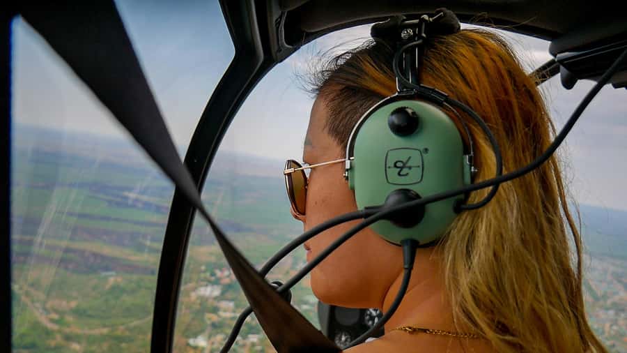 Victoria Falls: Helicopter Tour with Hotel Pickup - Downriver through Batoka Gorge