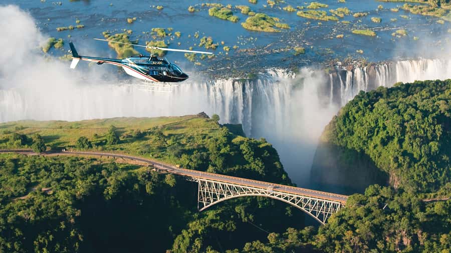 Victoria Falls: Scenic Helicopter Flight Over Victoria Falls - Seeing Victoria Falls as a single natural system
