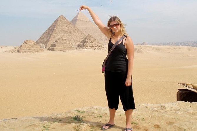 VIP Private Tour Giza Pyramids Sphinx ,Camel,Inside Pyramid - The panorama area and the 30-minute camel ride